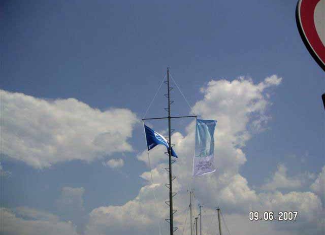 Plava zastava Marini Parentium za 50.obljetnicu Plave Lagune